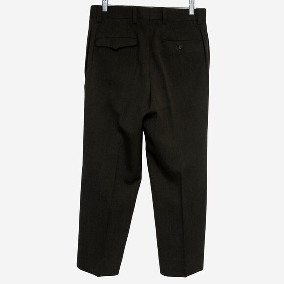 NWOT Hugo Boss "Bellini" Brown Virgin Wool Dress Pants Small (31") - Picture 5 of 13
